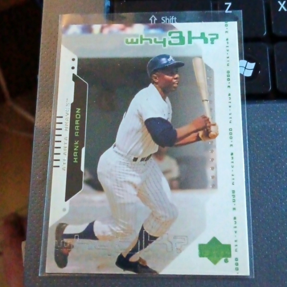 Hank Aaron 2000 y3k Upper Deck Braves
